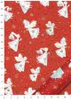 Papier Turnowsky les anges fond rouge réhaussé or (50x70)
