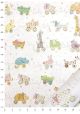 Papier Turnowsky guirlande baby réhaussé or (50x70)