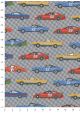 Les voitures de course fond damier (68,5x98)
