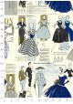 La mode parisienne ton bleu (70x100)