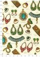 Les bijoux de pierres précieuses réhaussés or (70x100)
