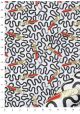 Les rouges à lèvres fond noir et blanc réhaussé or (50x70)