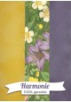 HARMONIE TRIO Tapis de fleurs multicolores fond vert