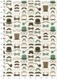 Collection de moustaches et accessoires masculins (70x100)