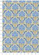 Baroque bleu et or (50x70)