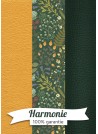 HARMONIE TRIO Feuillage d'automne ambiance jaune safran