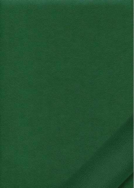 Simili cuir "Perle" vert impérial