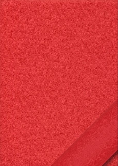 Simili cuir "Perle" rouge candy