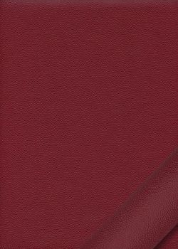 Simili cuir "Perle" rouge bacchus