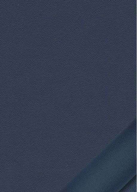 Simili cuir "Perle" bleu encre