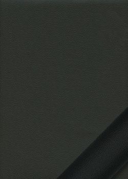 Simili cuir "Perle" noir carbone