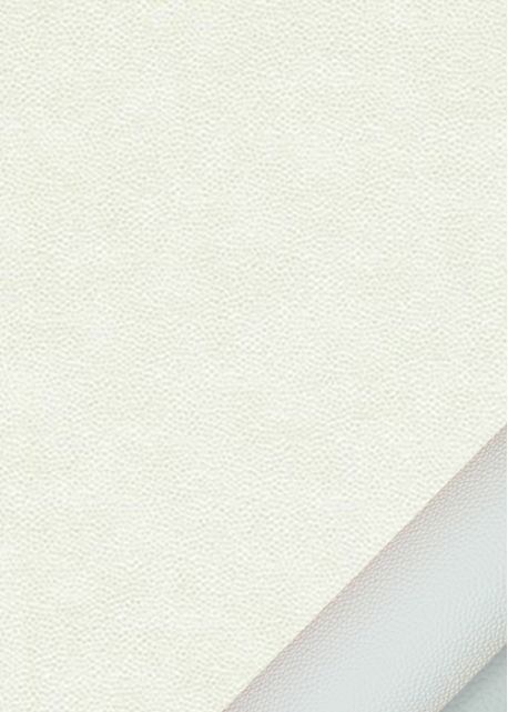 Simili cuir "Perle" blanc porcelaine