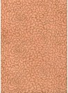 Papier lokta kikou cuivre fond pêche (50x75)