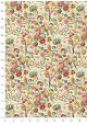 Venise arabesque - multicolore réhaussé or (70x100)