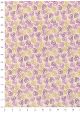 "Tourbillons" mauve et or (50x70)