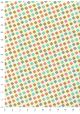 Confettis multicolore réhaussé or (50x70)