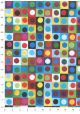 Quadrillage et cercles (50x70)