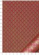 Papier lokta éventails or fond framboise (50x75)