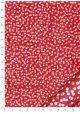 Papier lokta pois superposés or et rose fond rouge (50x75)