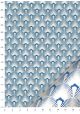 Mazurka bleu et argent (50x70)