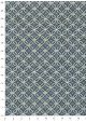 Anneaux ivoires fond bleu (70x100)