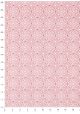 Les rosaces ton pastel rose (50x70)