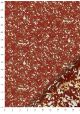 "Projections" ivoire et or fond rouge (50x70)