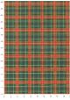 Ecossais rouge, vert, bleu (70x100)
