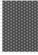 Guipure noire et blanche (50x70)
