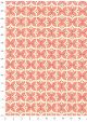 Papillons de fleurs roses et or (50x70)