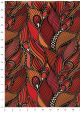 Psychédélique ambiance rouge (50x68)