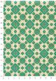 Carreaux de ciment ambiance émeraude (50x70)
