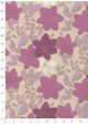 "Floral" parme et or (50x70)