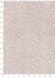Papier lokta pois gris fond rose poudré (50x75)