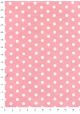 Papier lokta pois blancs fond rose tendre (50x75)