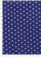 Papier lokta pois blancs fond bleu électrique (50x75)