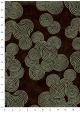Papier lokta spirales gris ciment fond noir (50x75)