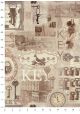 "Planche rétro" les clefs (50x70)
