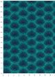 Papier lokta palmes fond turquoise (50x75)