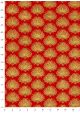 Papier lokta palmes or fond rouge (50x75)