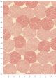 Lokta pompons rouge fond ivoire (50x70)