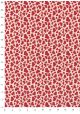 Lokta nuage de coeurs rouges fond naturel (50x75)