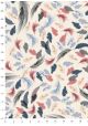 Les plumes colorées en méli mélo (70x100)