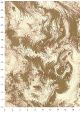 Marbré peigné marron et or (70x100)