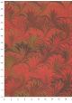 Papier marbré rouge, bordeaux et or (70x100)