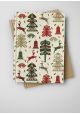 Les motifs de Noël fond ivoire (70x100)