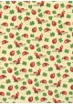 Les coccinelles réhaussé or (50x68)