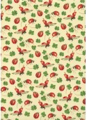 Les coccinelles réhaussé or (50x68)