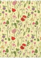 Fleurs de printemps réhaussé or (50x68)