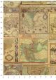 Planche de cartes du monde (50x68)